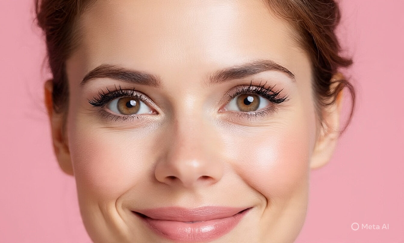 Mujer joven muestra su rostro