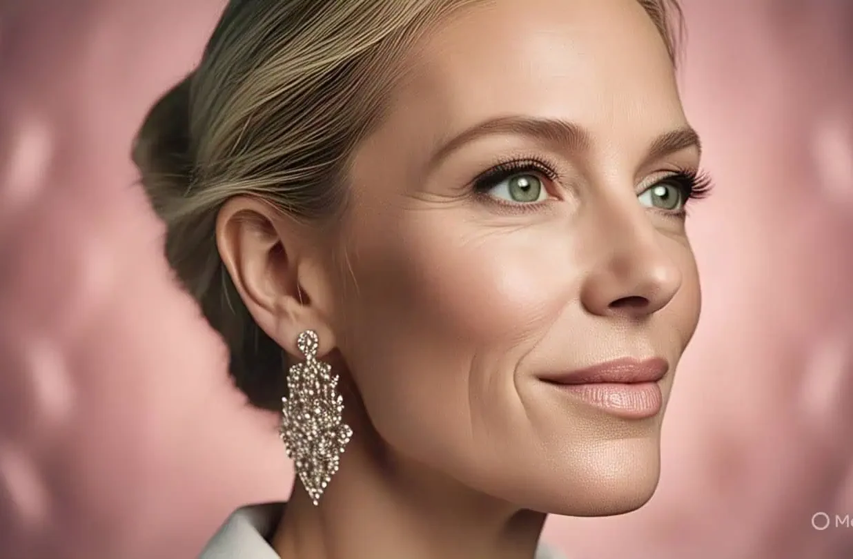 Mujer muestra su rostro